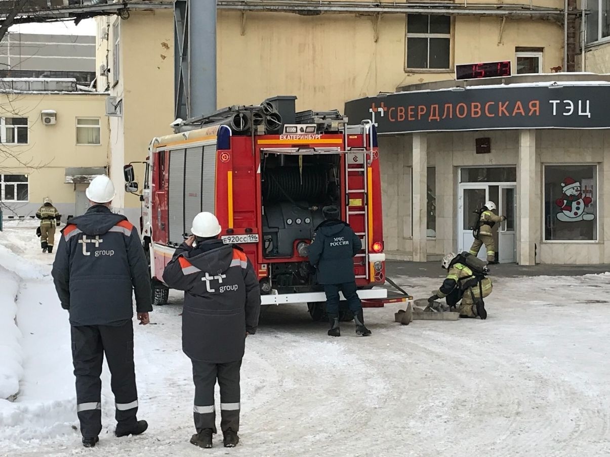 Огнеборцы Екатеринбурга отработали действия по тушению пожара на ТЭЦ -  Новости - Главное управление МЧС России по Свердловской области